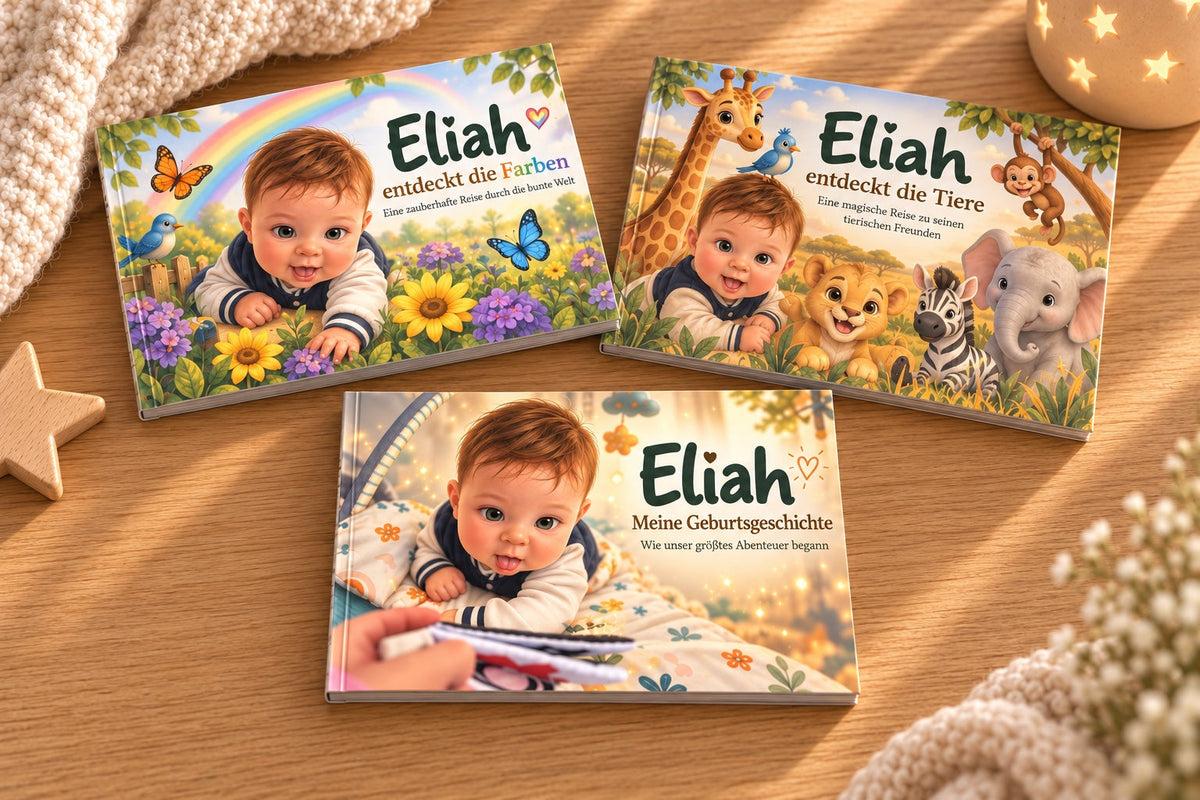 Drei Kinderbücher der Eliah-Reihe von ByMoms4Moms