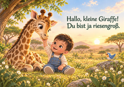 Eliah entdeckt die Tiere – illustrierte Innenseiten des Kinderbuchs