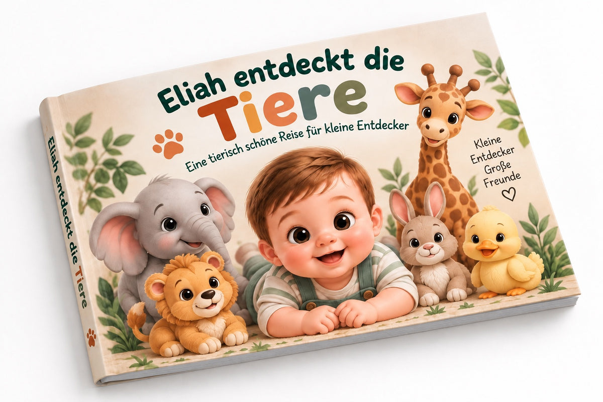 Eliah entdeckt die Tiere – Buchcover