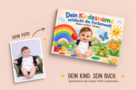 Vom Kinderfoto zum personalisierten Farbenbuch