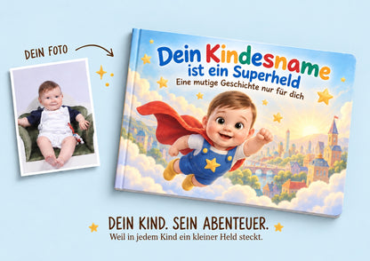 Vom Kinderfoto zum personalisierten Superhelden-Buch